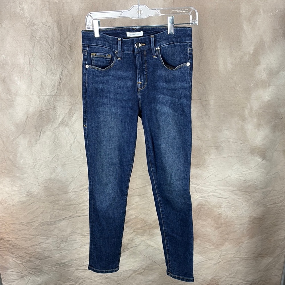 Good American Blue Skinny Jeans with Stretch